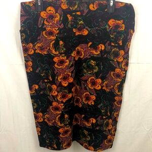 Large Floral Lularoe Cassie Skirt